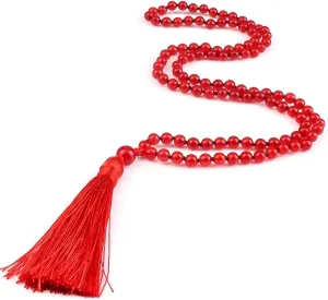 108 Beads Prayer Necklace Natural Green Stripe Onyx Stone Buddhist Buddha Meditation Bead Mala Necklace Women Men Jewelry Gifts PJ5AA (17)