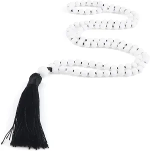 108 Beads Prayer Necklace Natural Green Stripe Onyx Stone Buddhist Buddha Meditation Bead Mala Necklace Women Men Jewelry Gifts PJ5AA (5)