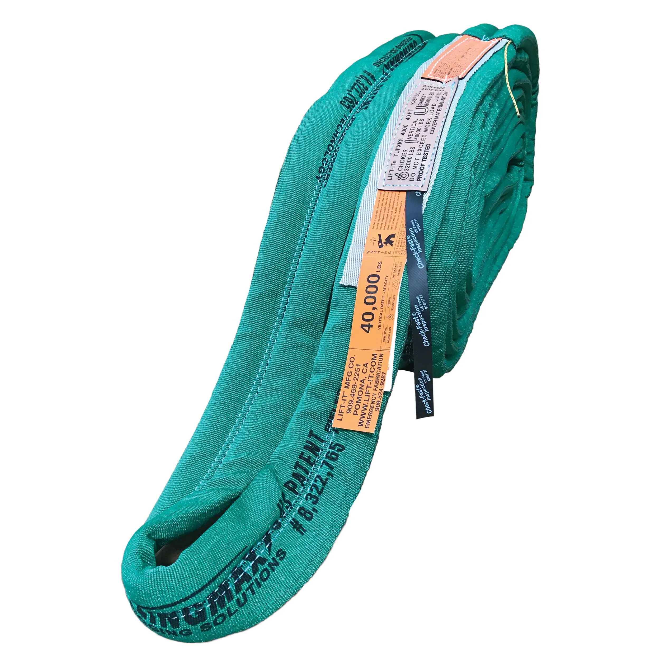 12" x 20' Endless Twin-Path® High Performance Roundsling | Vertical Cap: 275,000 lbs.