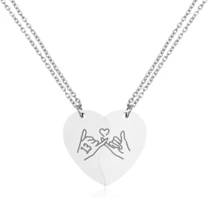 13 Inspired Best Friend 2 Matching Necklace, Half Heart Merch for Jewelry Friendship Gift for Women Girl Music Fan Stuff Accessories