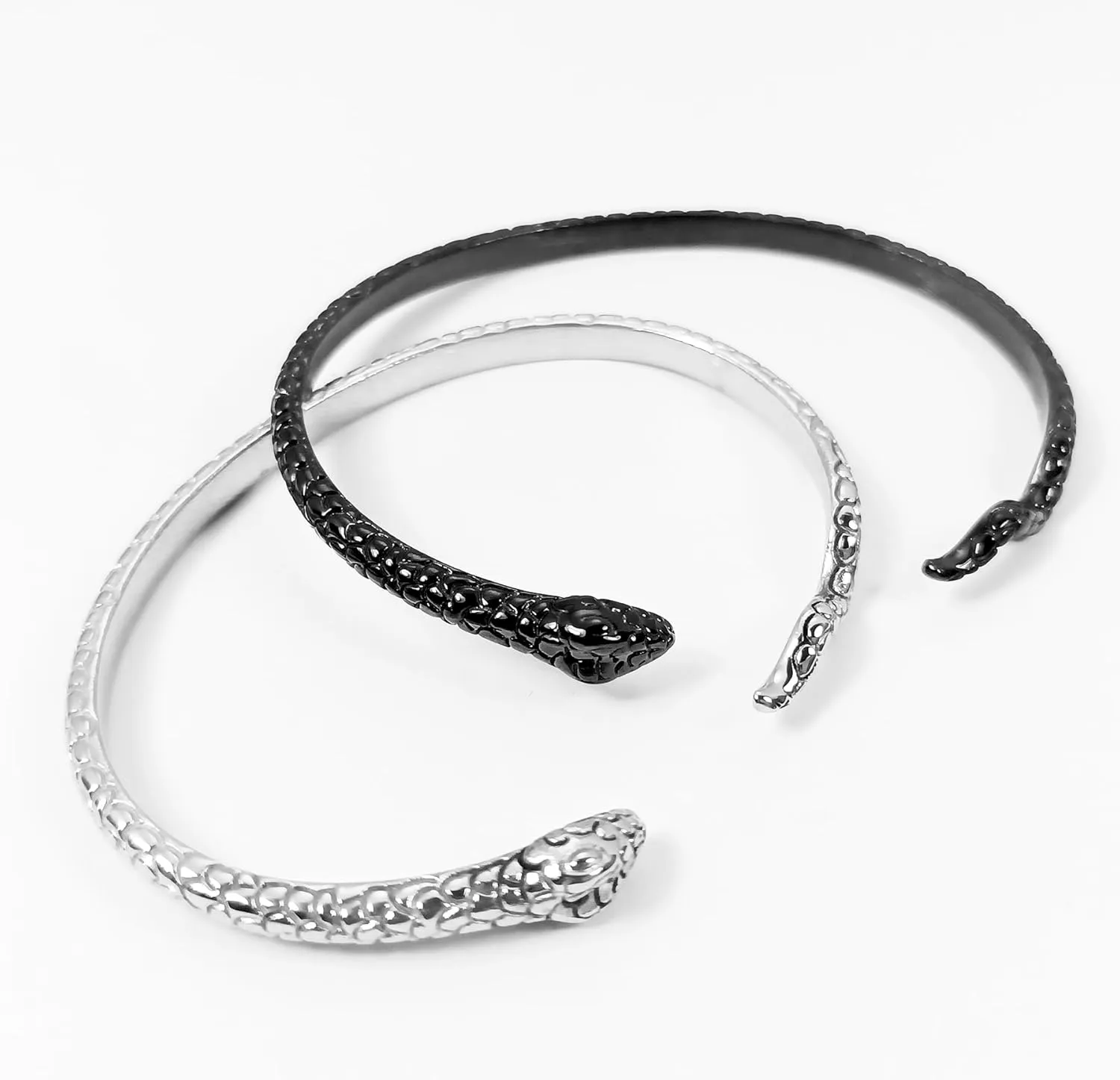 14K Gold Bracelets for Women Snake Cuff Bracelet for Women Open Bangles Bracelets for Women Friendship Gift