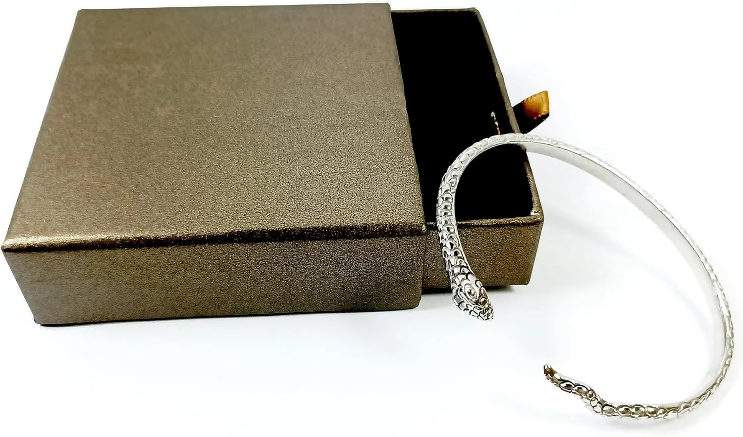 14K Gold Bracelets for Women Snake Cuff Bracelet for Women Open Bangles Bracelets for Women Friendship Gift