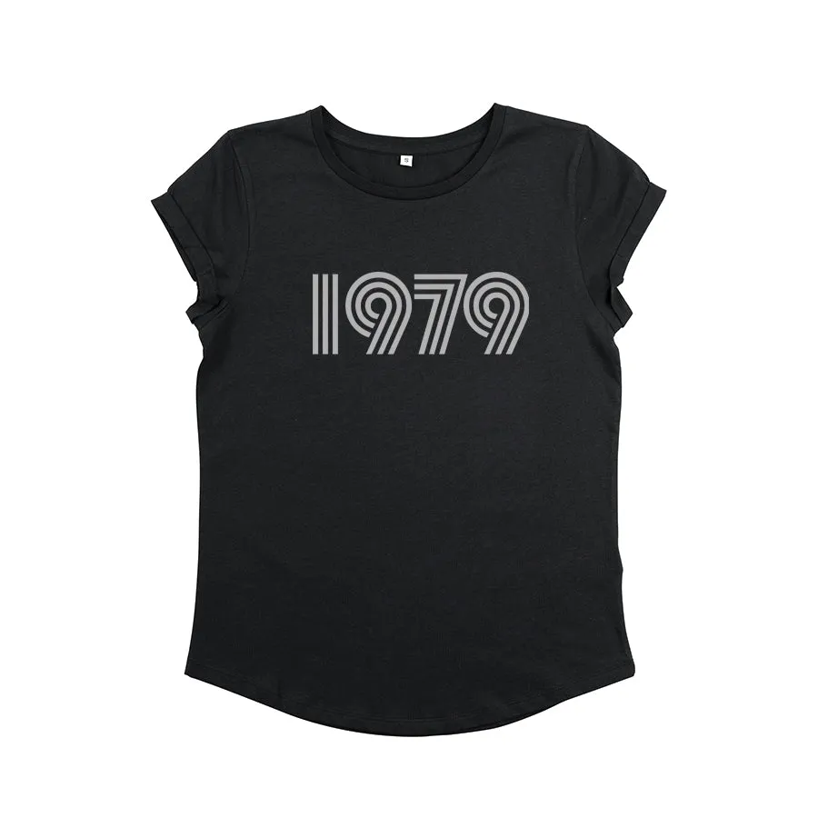 1979 Tshirt Black & Silver