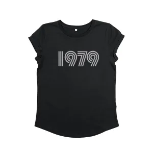 1979 Tshirt Black & Silver