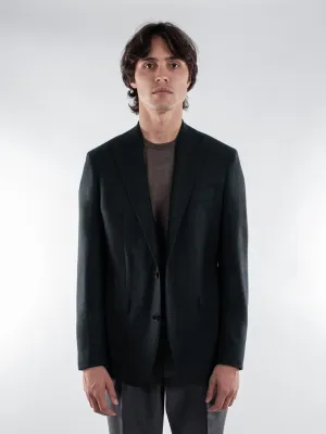 Alpine Green Jersely Wool Blazer