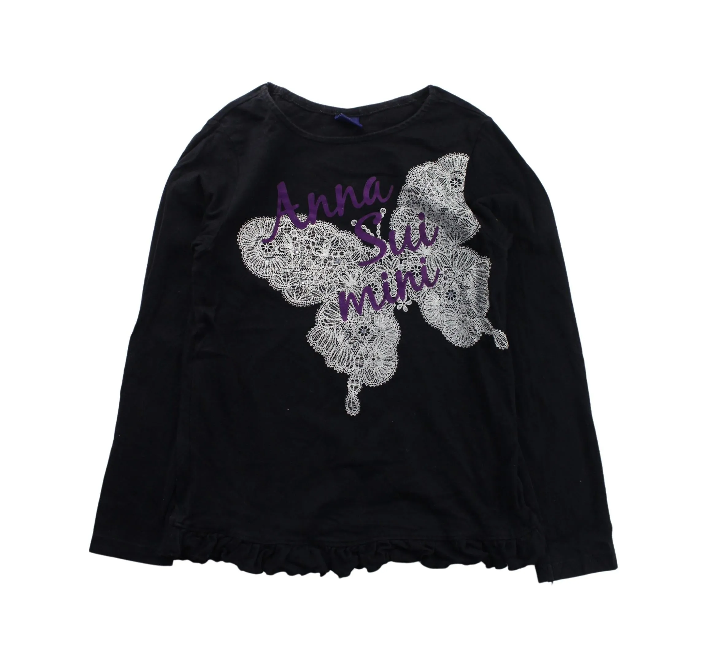 Anna Sui Long Sleeve T-Shirt 7Y - 8Y