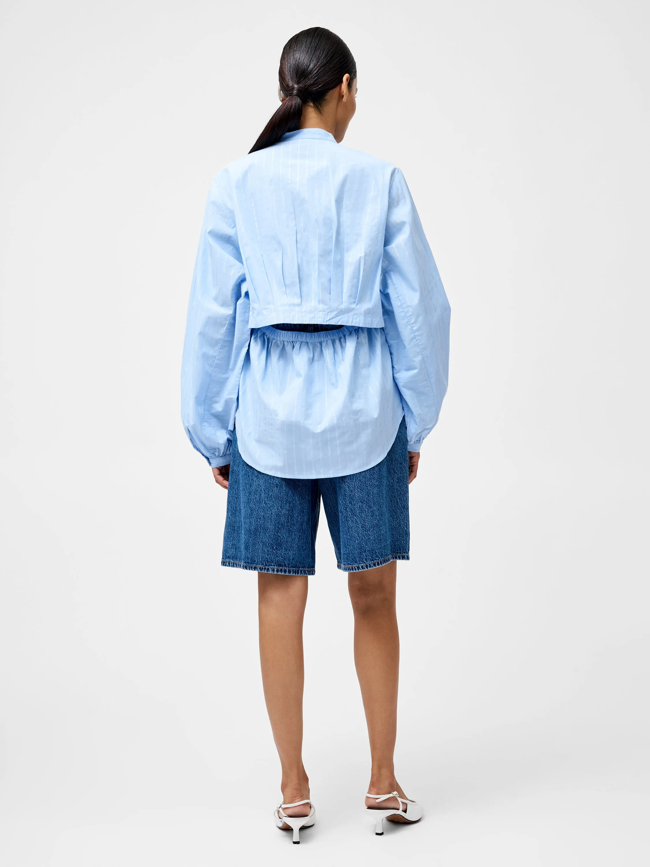 Annesy Stripe Cut Out Shirt