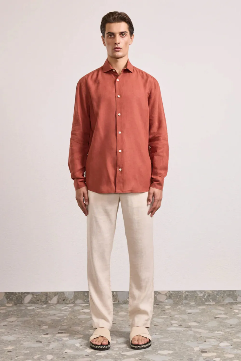 Antonio Linen Shirt L-S GD