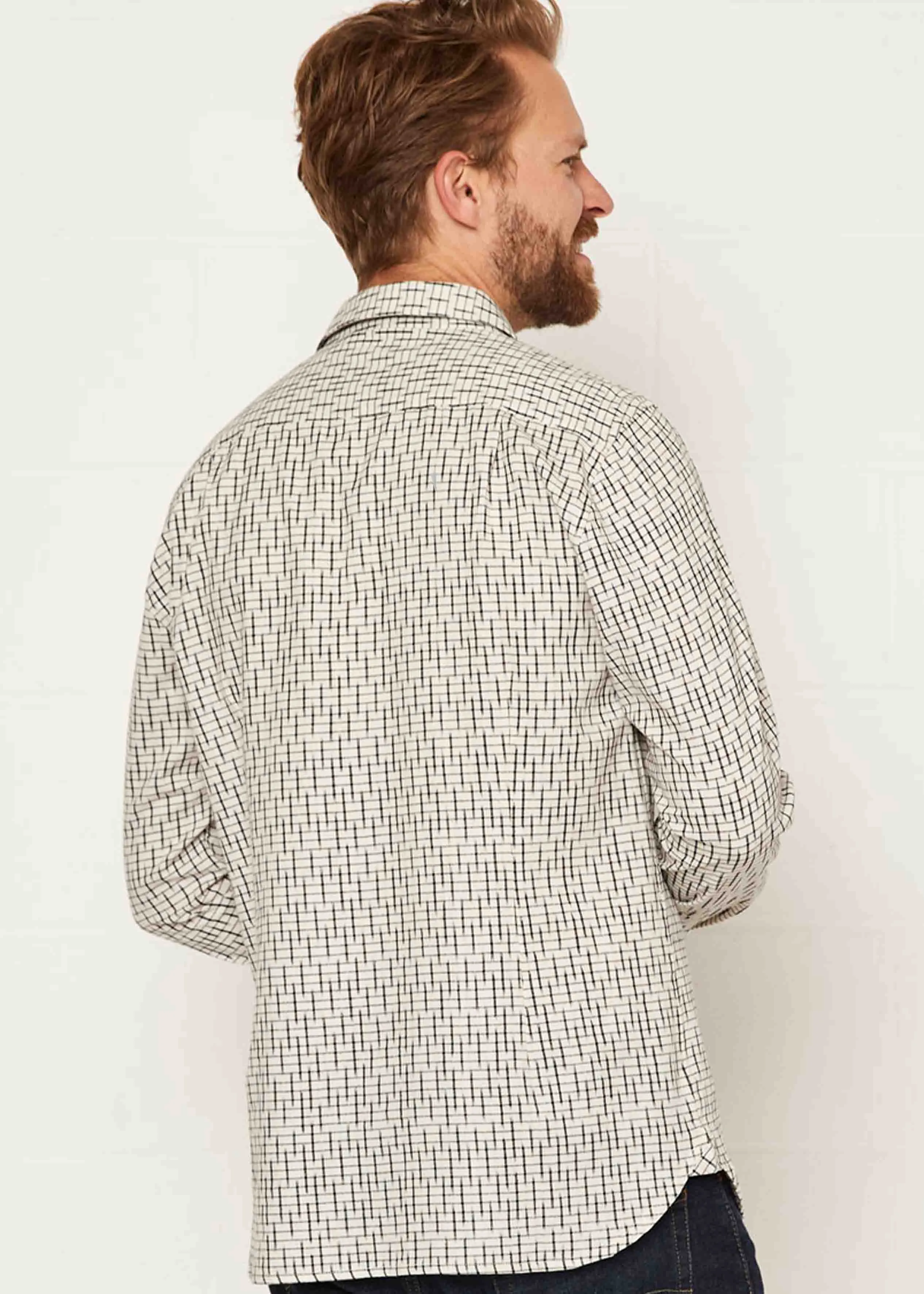 Arch LS Cotton Ikat VELCRO® Brand Fastening Shirt