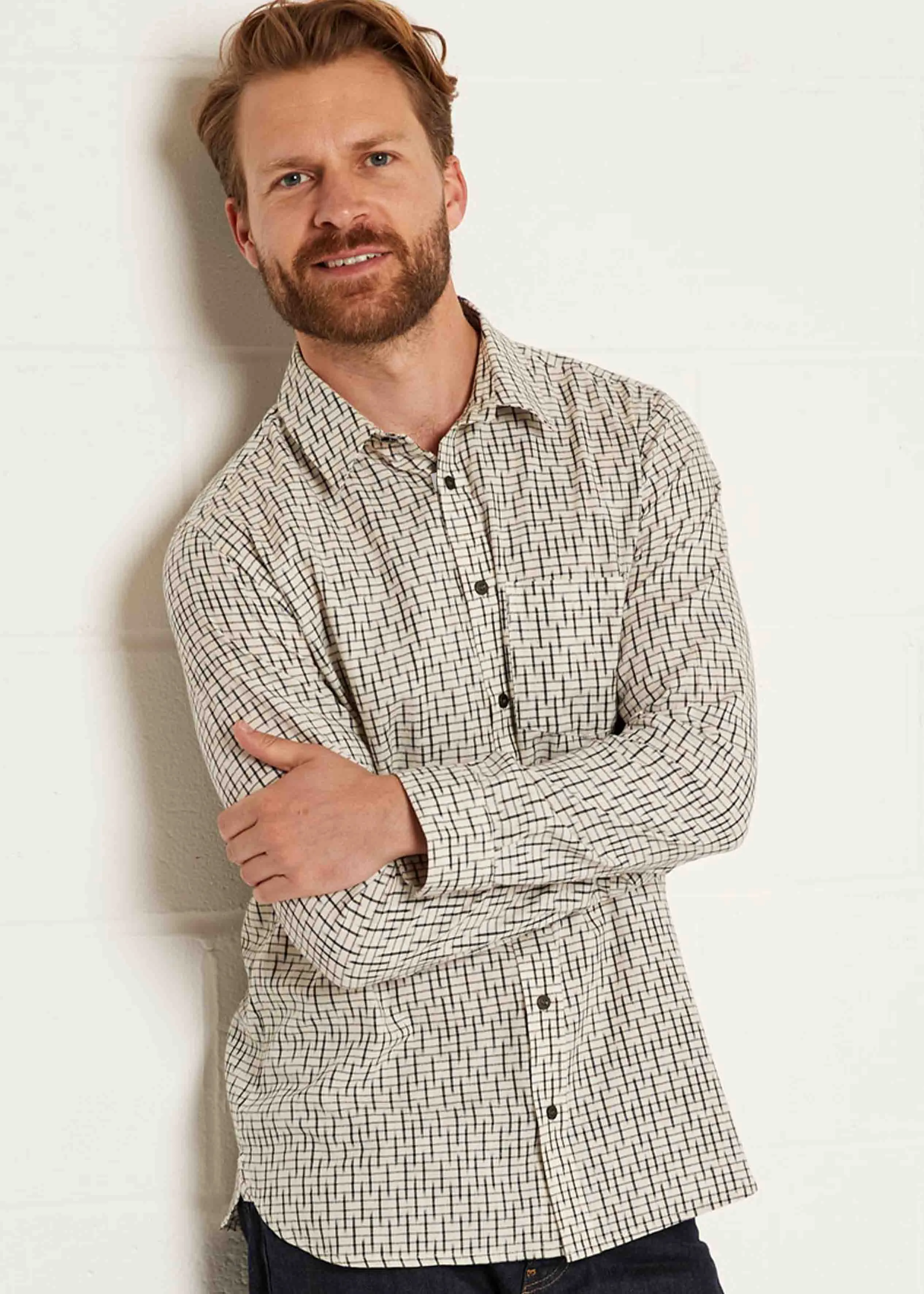 Arch LS Cotton Ikat VELCRO® Brand Fastening Shirt