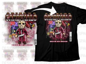 Arizona Cardinals Jason Voorhees Graphic Png Digital Download