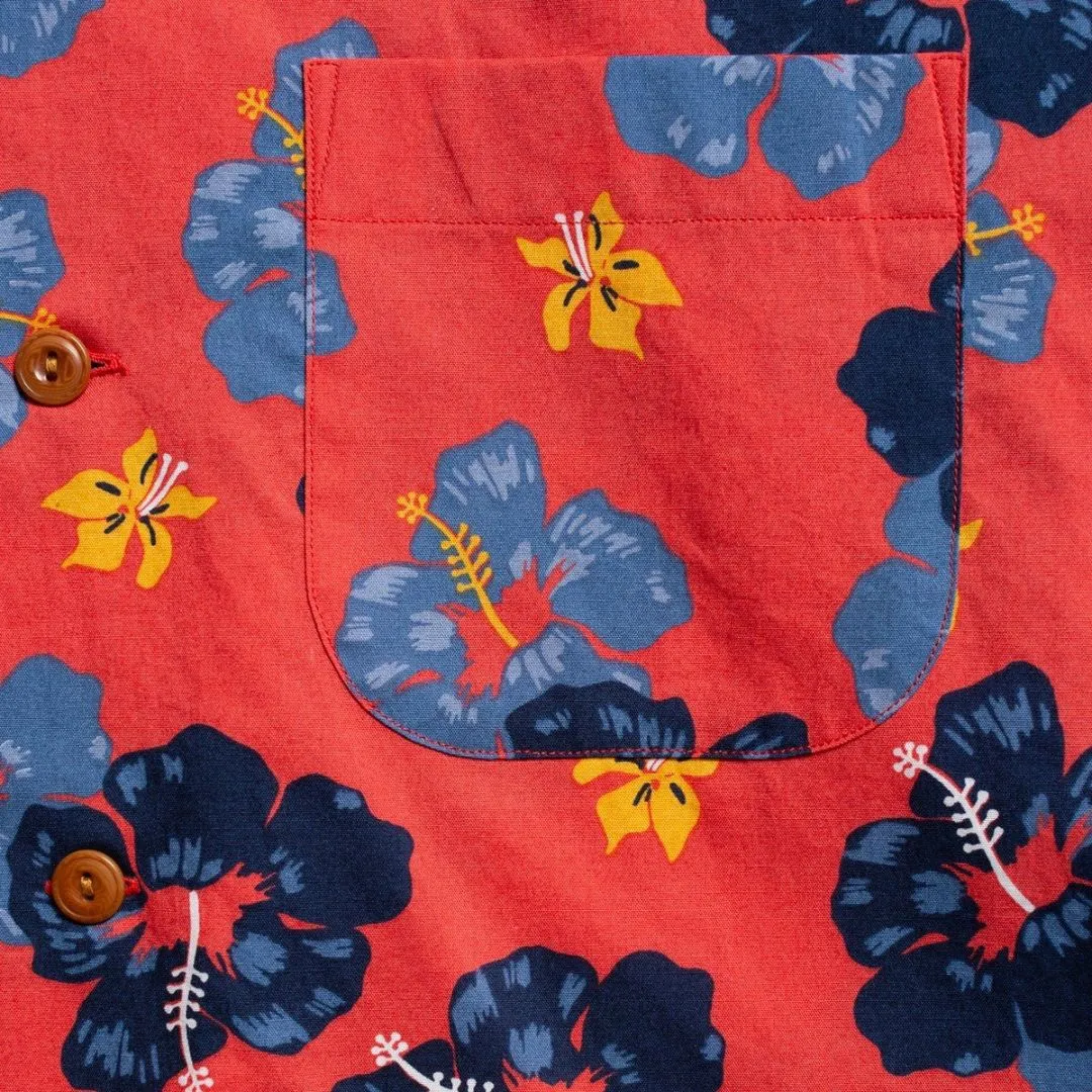 Arthur Flower Hawaii Shirt (Red)
