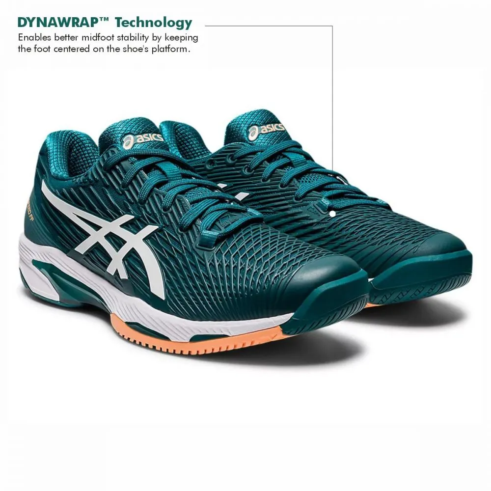 Asics Solution Speed FF 2 2022 Teal White Padel Shoes