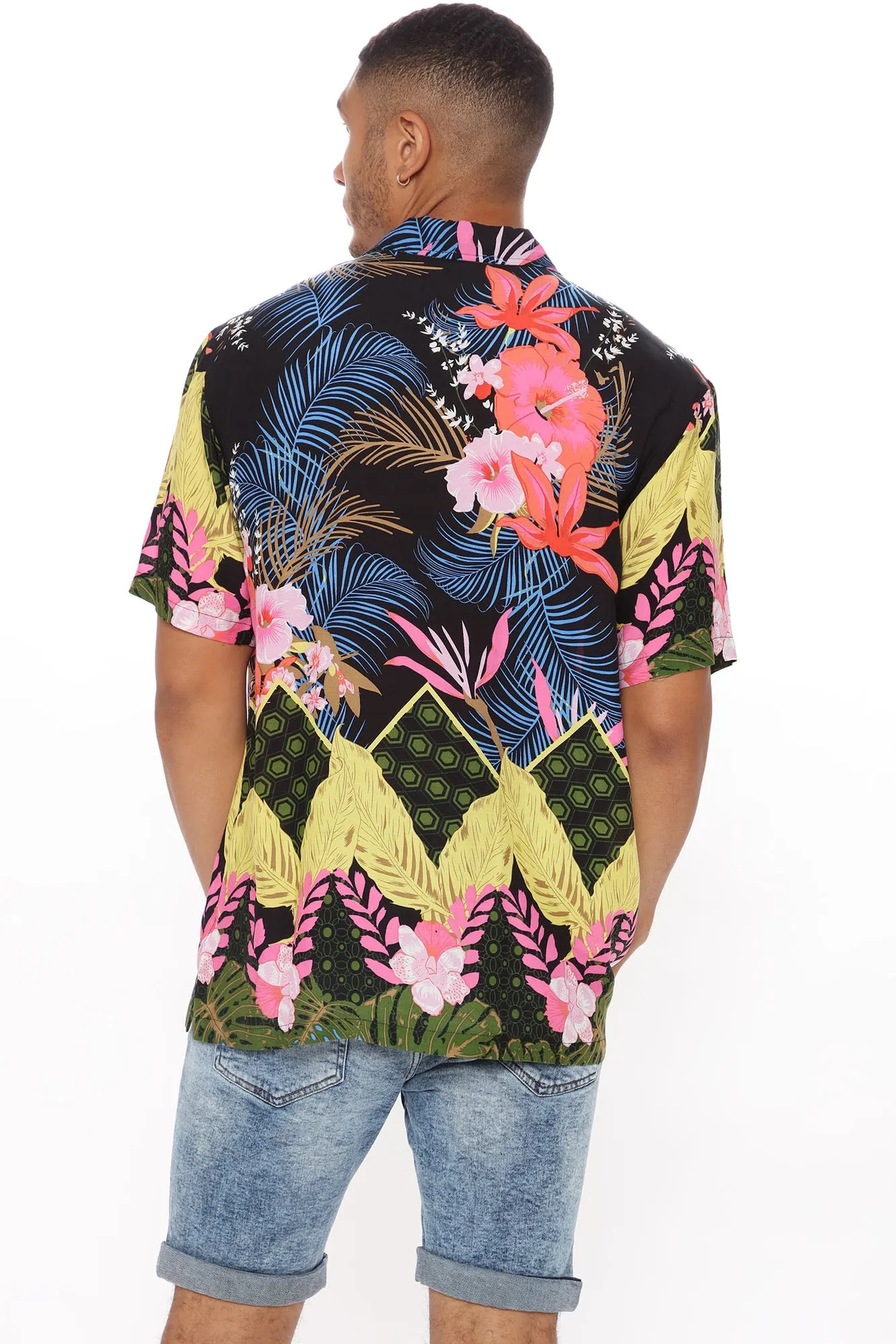 Austin Short Sleeve Woven Top - Multi Color