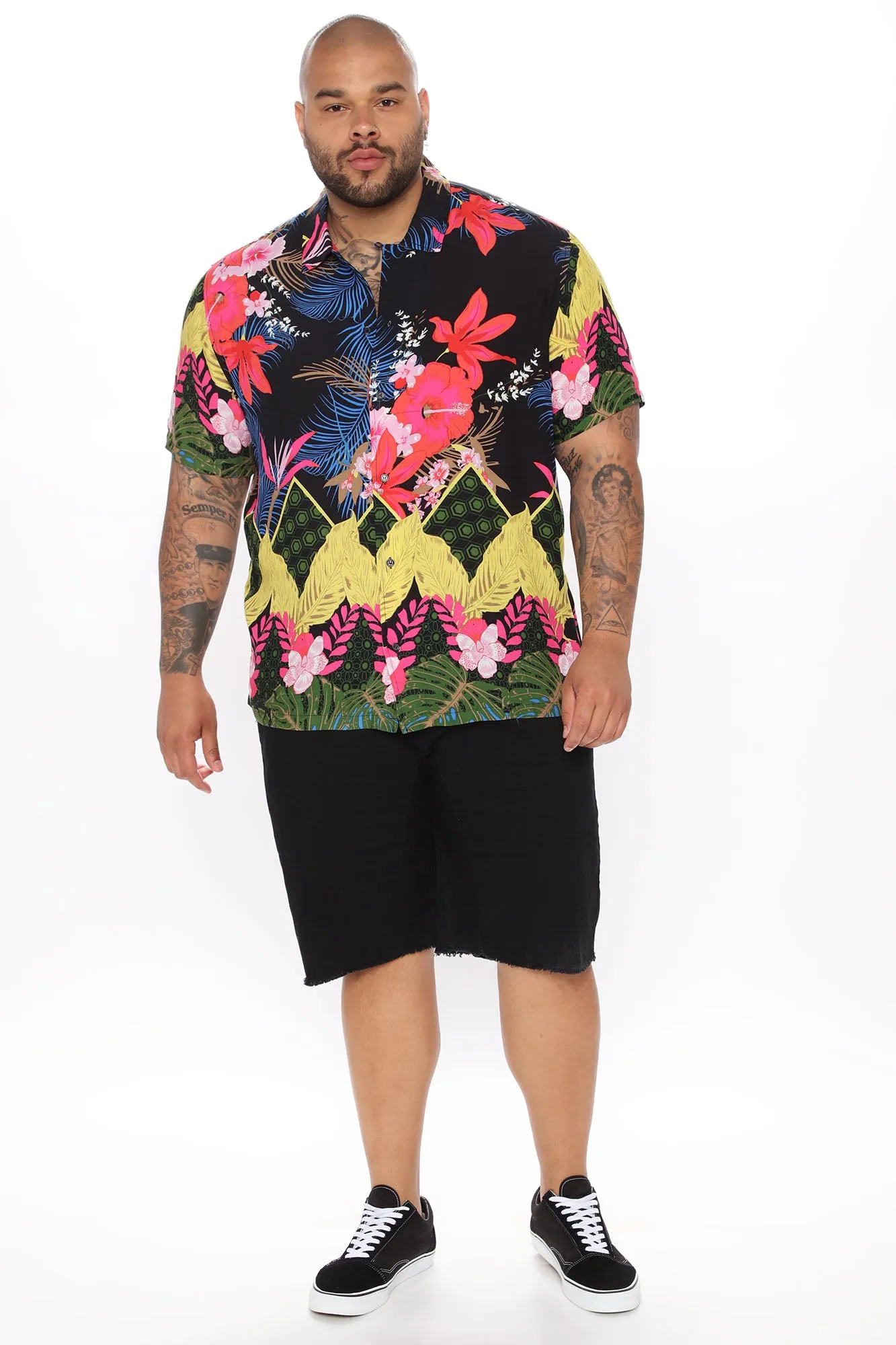 Austin Short Sleeve Woven Top - Multi Color