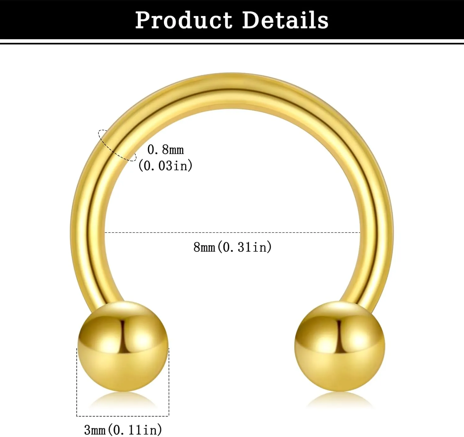 AVYRING Nose Rings Hoops - Quality Surgical Steel - Double Hoop Nose Ring - Nose Piercing Jewelry for Women Men - 20g