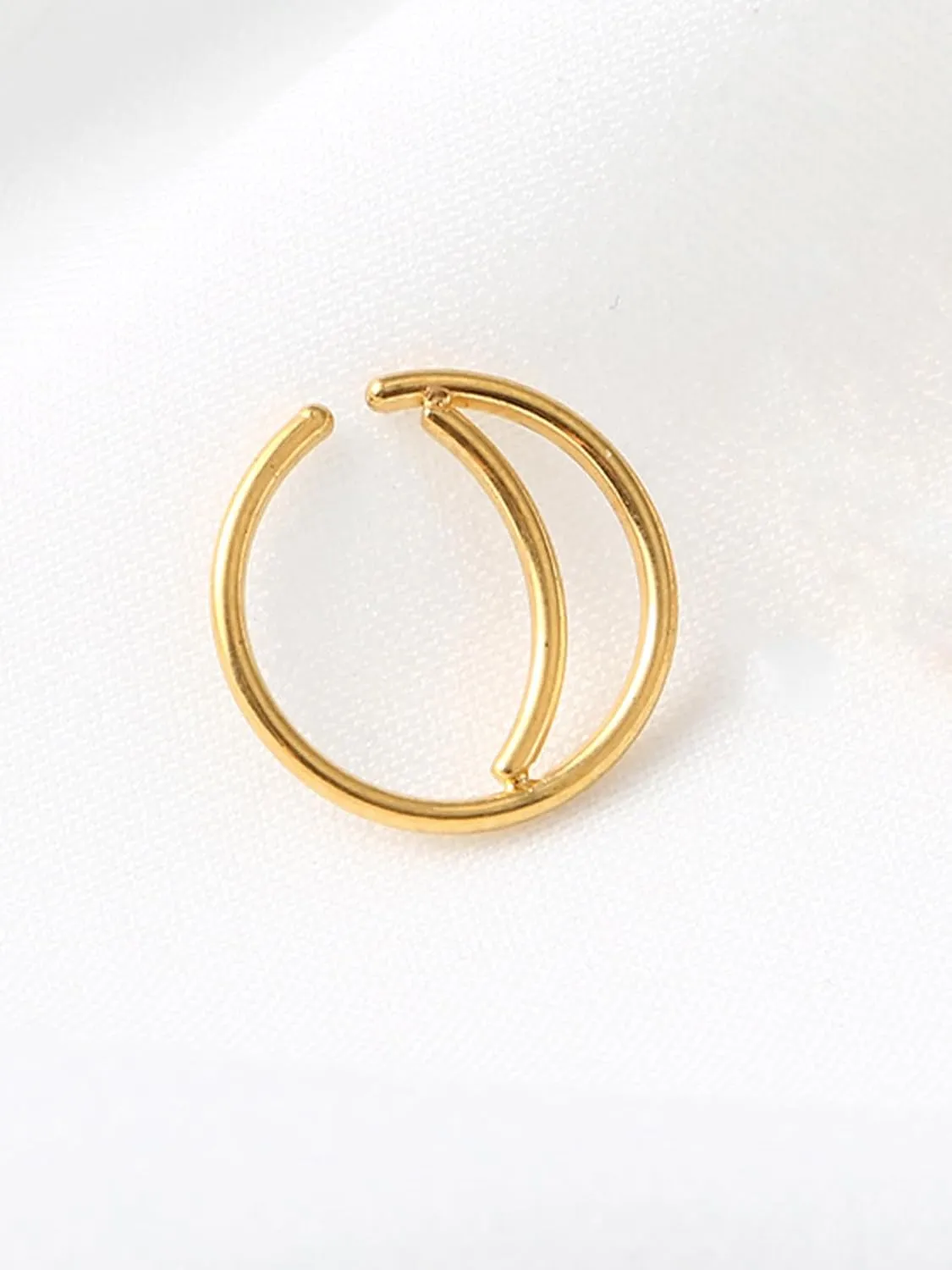 AVYRING Nose Rings Hoops - Quality Surgical Steel - Double Hoop Nose Ring - Nose Piercing Jewelry for Women Men - 20g