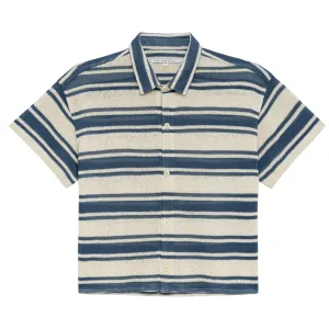 Azure Beaulieu Stripe Knit Shirt
