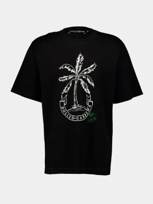 Banana Tree Print T-Shirt
