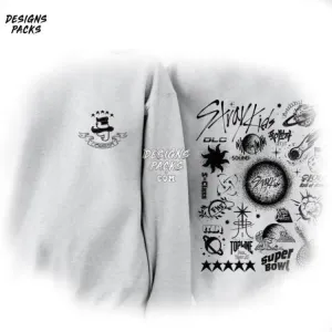 Bang Chan Changbin 5-STAR Tracklist Stray Kids PNG Design