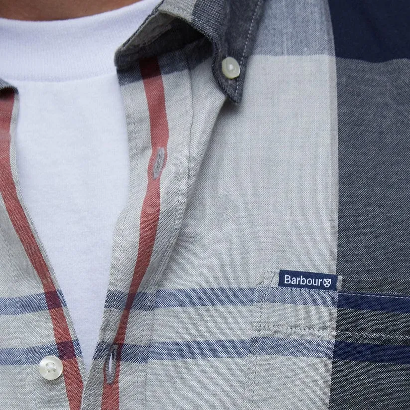 Barbour Doughill Short Sleeve Shirt In Pine Tartan