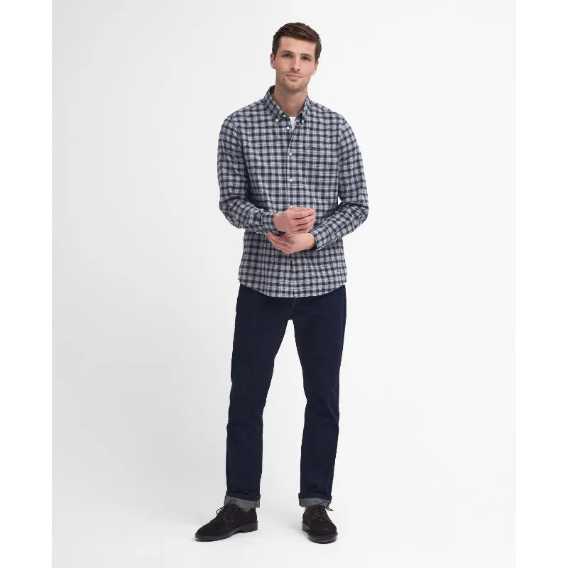 Barbour Lomond Tailored Mens Shirt - Blue Granite