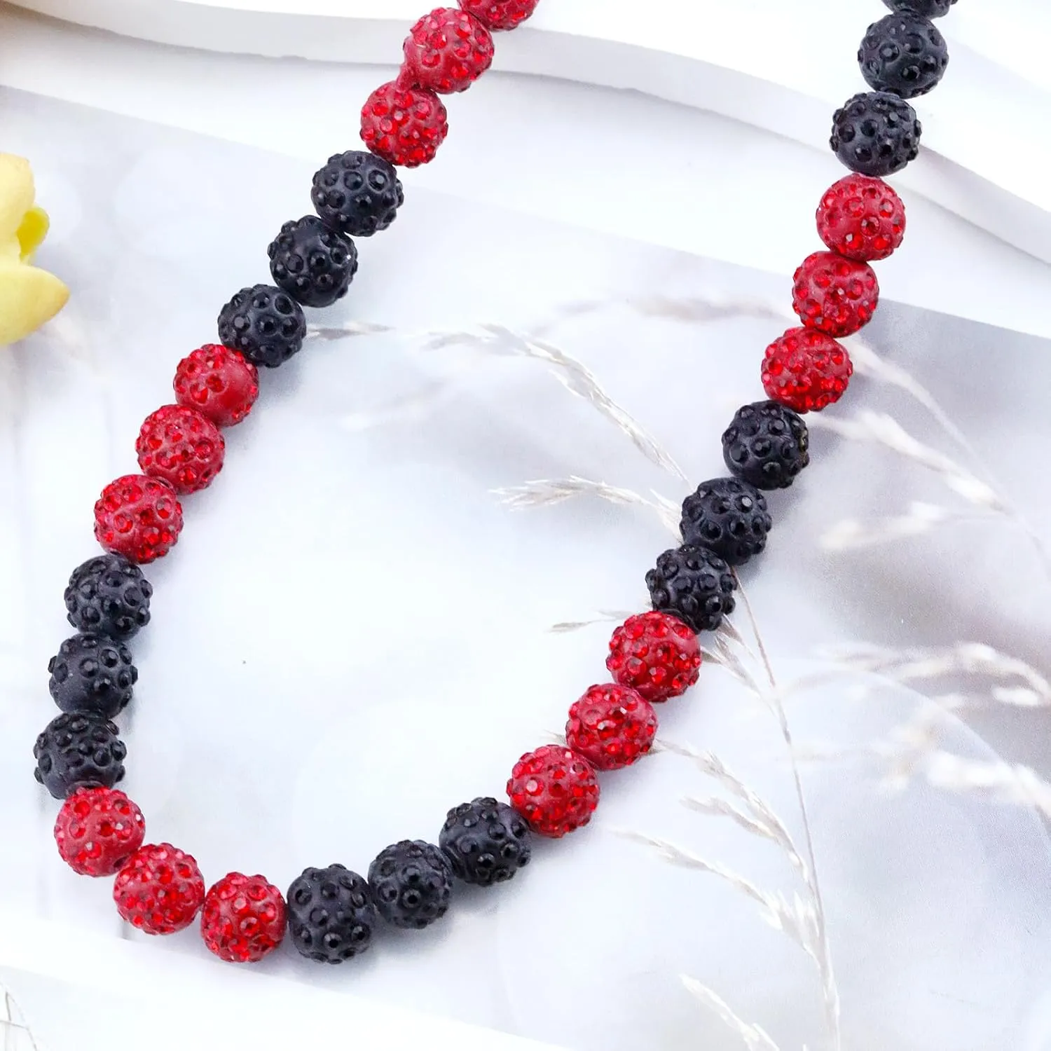 Baseball Necklace for Men Baseball Accessories Drip Baseballs Beads Chain Bling Ice Collection Necklaces Baseballs Stuff Jewelry