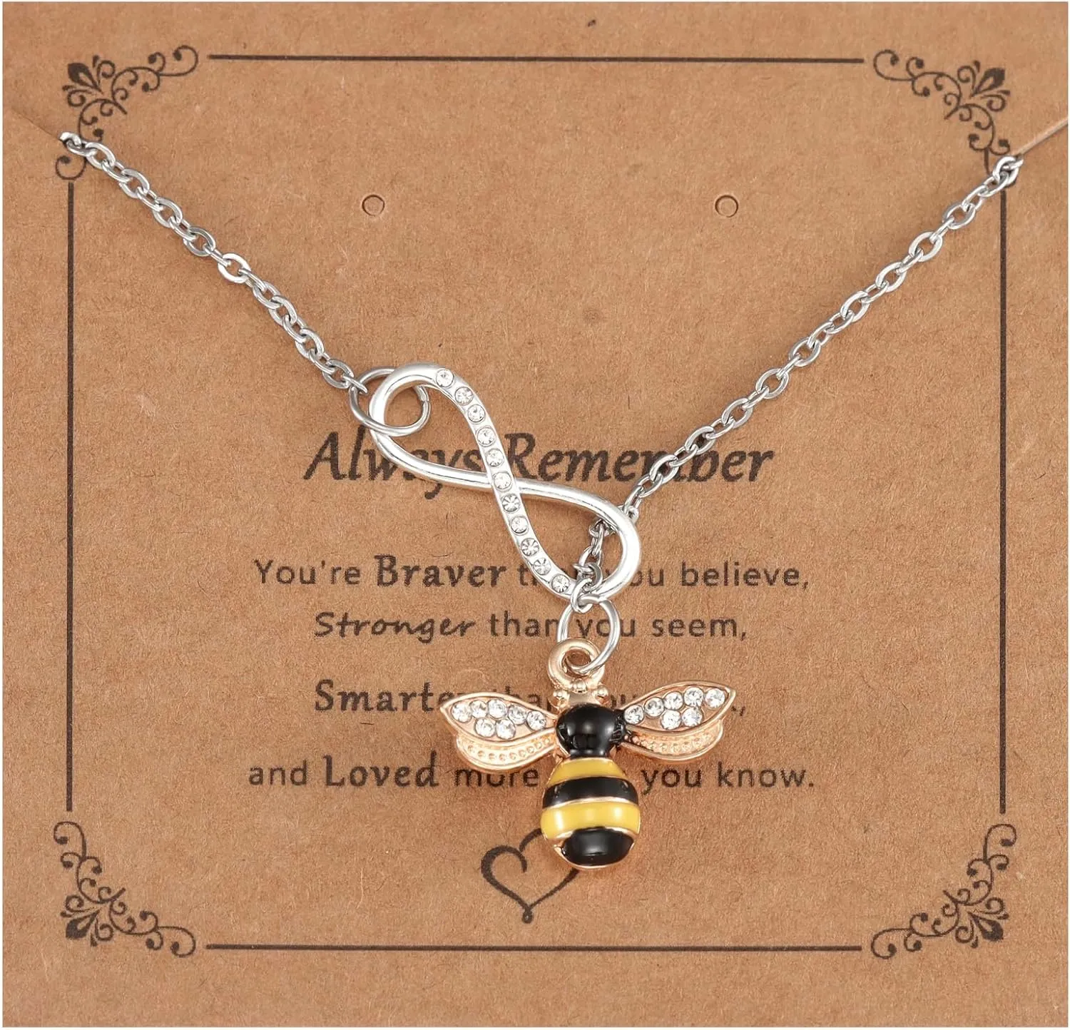 Bee Necklace Gifts for Women Gold Bumblebee Jewelry Honey Bee Necklaces