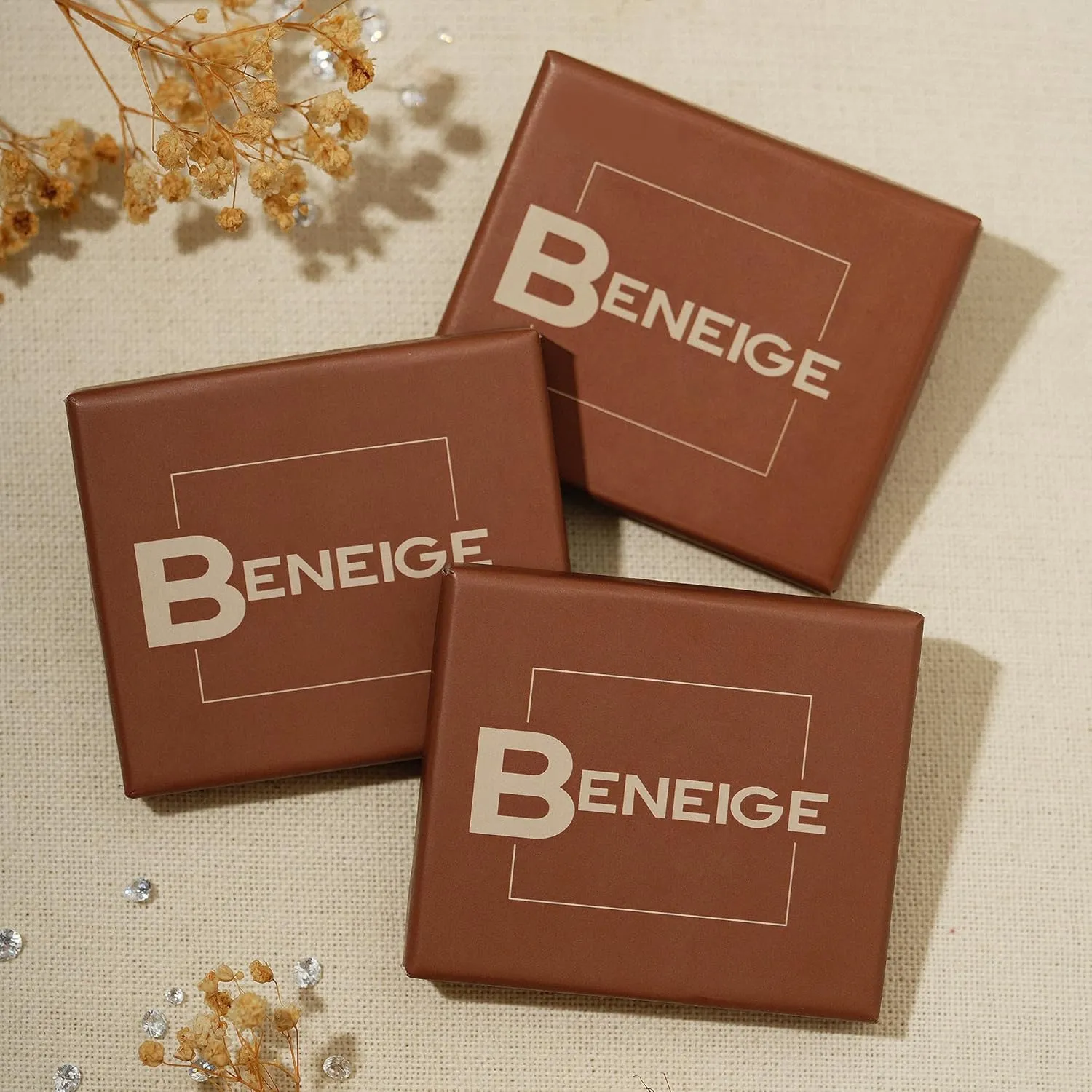 BENEIGE Women Hoop Huggie Earrings 14K Gold Plated Cubic Zirconia Earrings Simple Boho Earrings Handmade Hypoallergenic Jewelry Gifts