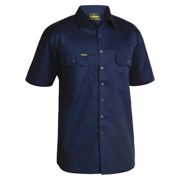 Bisley Cool Lightweight Drill Short Sleeve Shirt (BS1893)