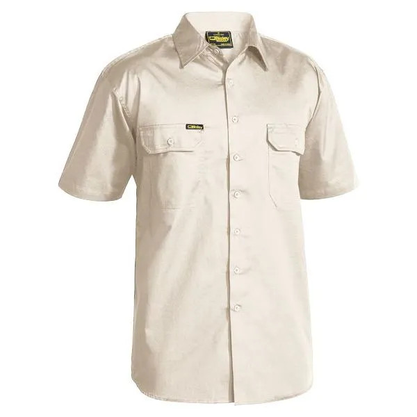 Bisley Cool Lightweight Drill Short Sleeve Shirt (BS1893)