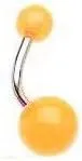 Body Accentz Glow in Dark Belly Rings 7 Color Choices Navel Rings Body Jewelry Piercing Bar Ring Rings 14g
