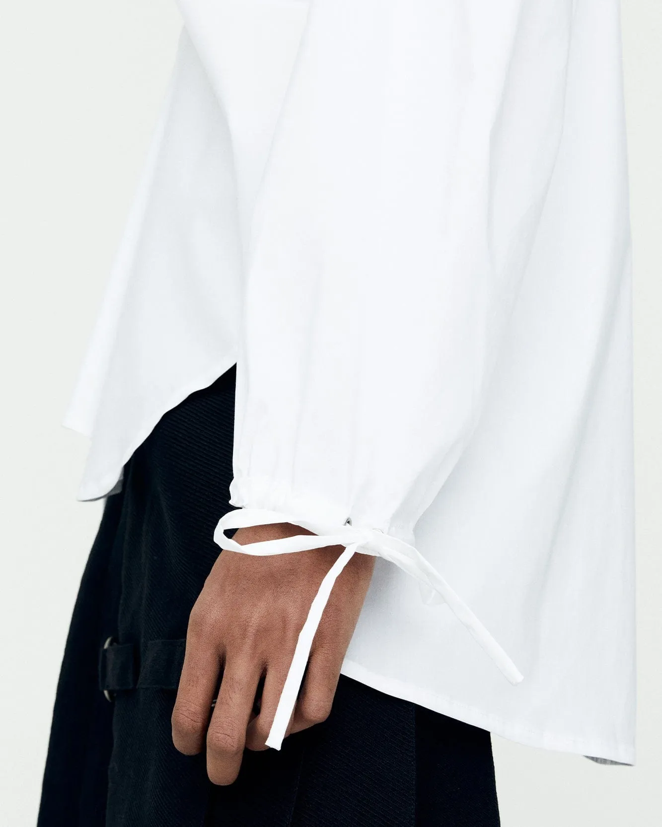 BOUQUET ASYMMETRIC SHIRTS atb1138m(WHITE)