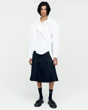 BOUQUET ASYMMETRIC SHIRTS atb1138m(WHITE)