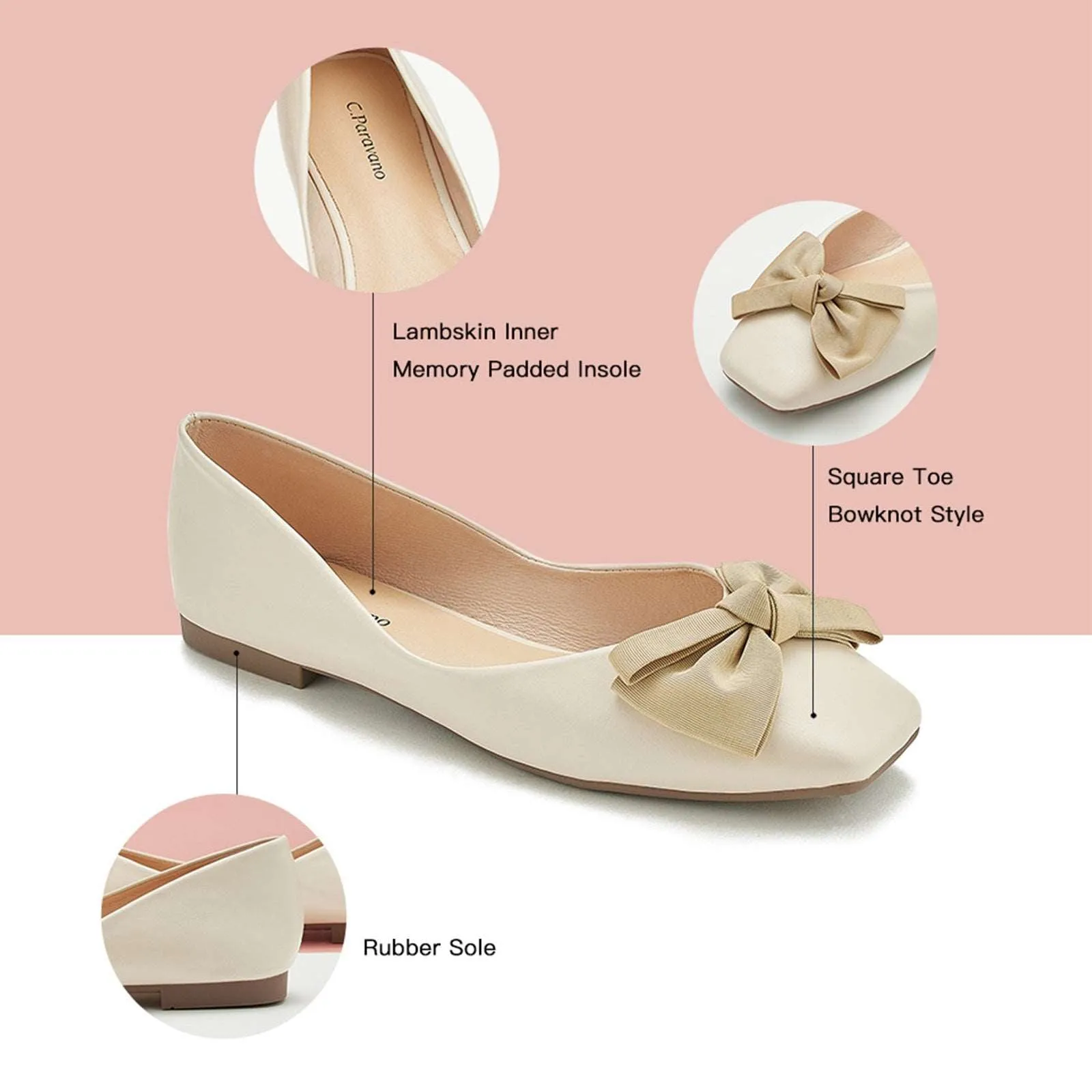 Bow Ballerina Flats (Eva)