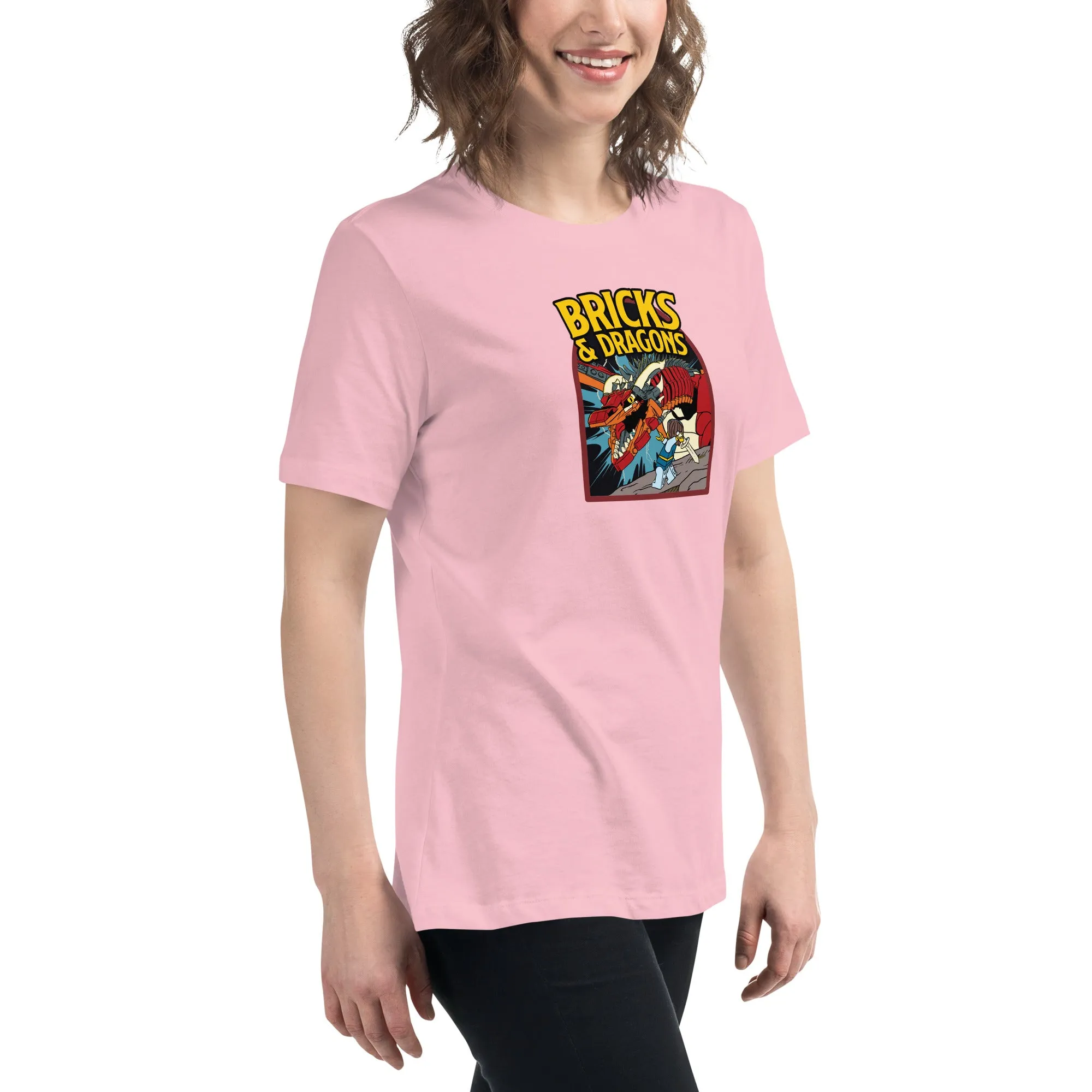 Bricks And Dragons Minifigure Women's Relaxed T-Shirt