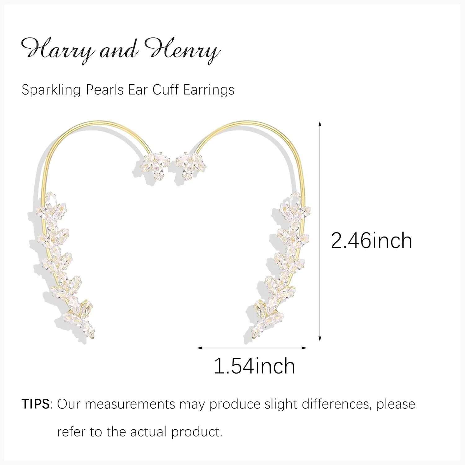Butterfly Ear Cuff Zircon Earrings for Women No Piercing Wrap Earrings Dainty Cartilage Earrings Gifts for Her
