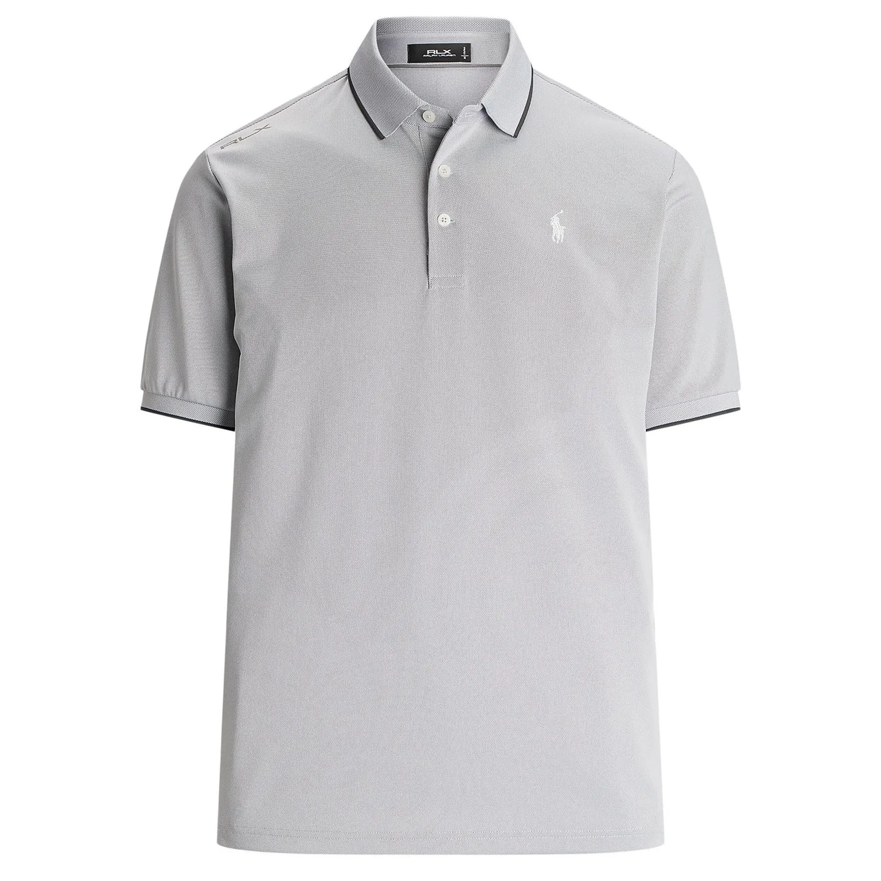Classic Fit Performance Polo Shirt Peak Grey Oxford - SS24