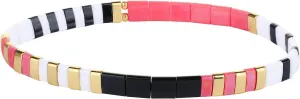 CQUAN CHI Women Tila Bead Stretch Bracelet Handmade Stackable Friendship Bracelets Bangle