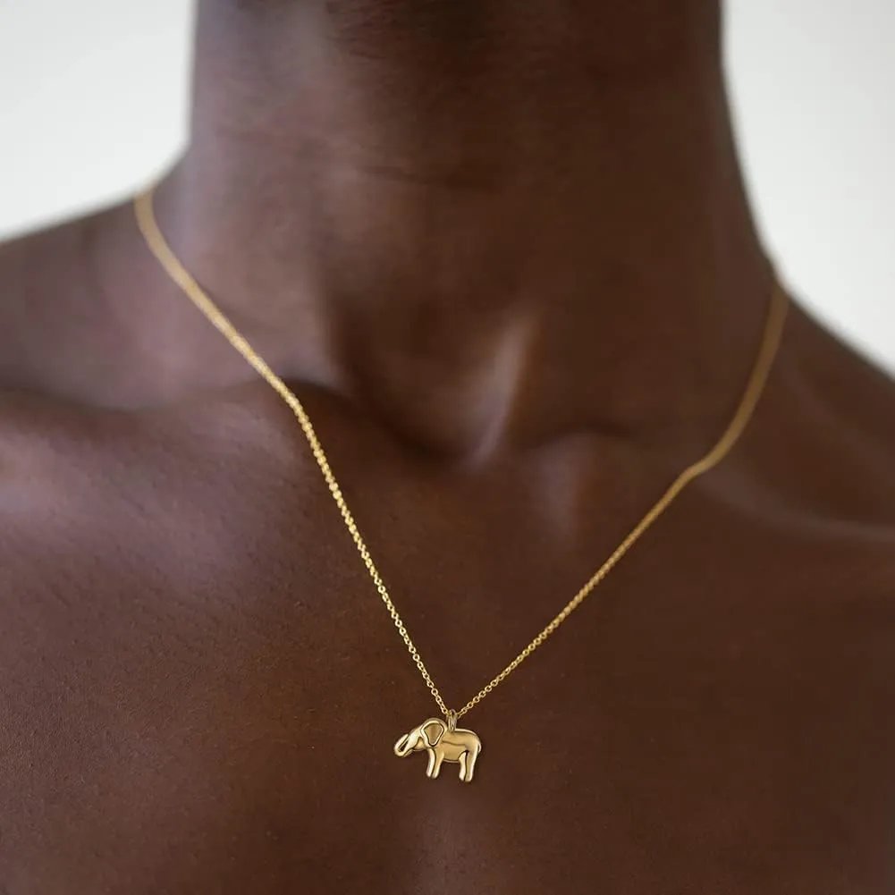 Cute Necklaces for Women - Inspirational Elephant & Butterfly Designs - Dainty Cat Lovers Gifts
