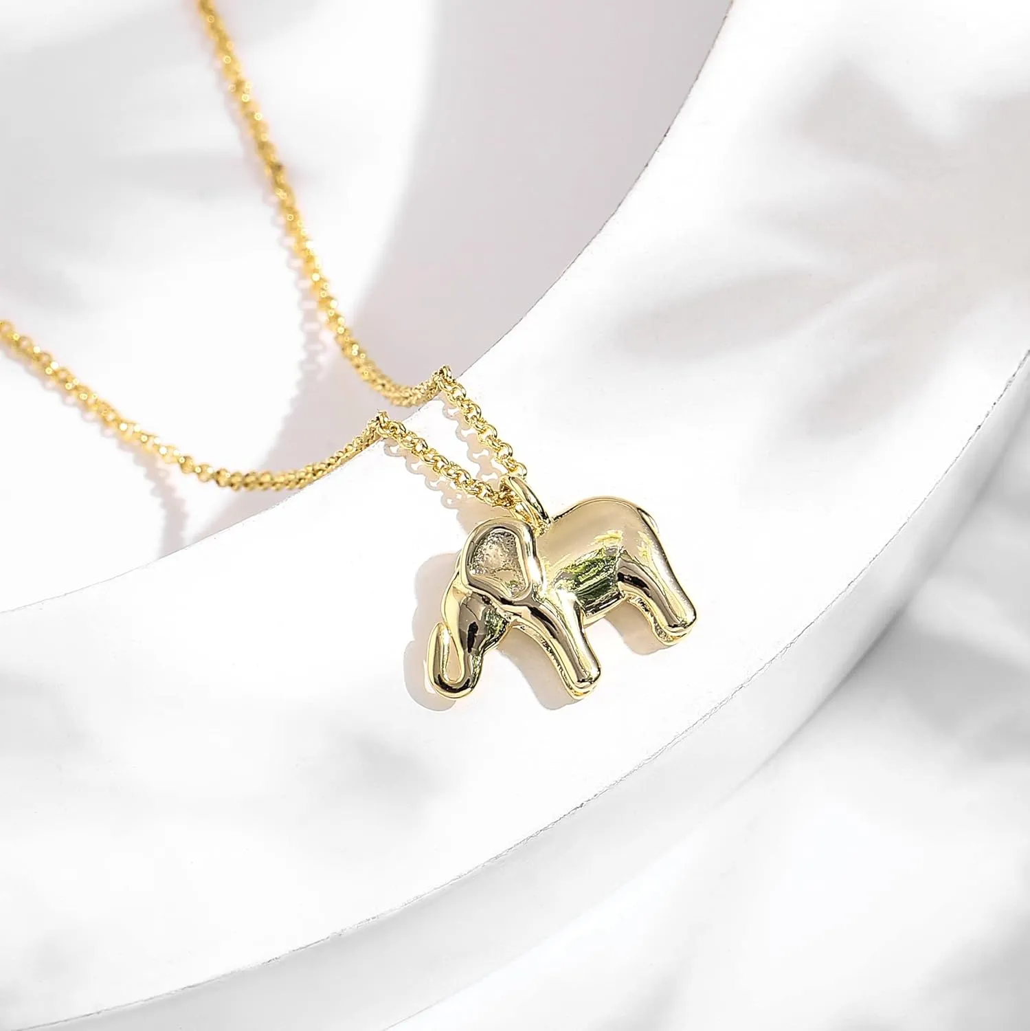 Cute Necklaces for Women - Inspirational Elephant & Butterfly Designs - Dainty Cat Lovers Gifts