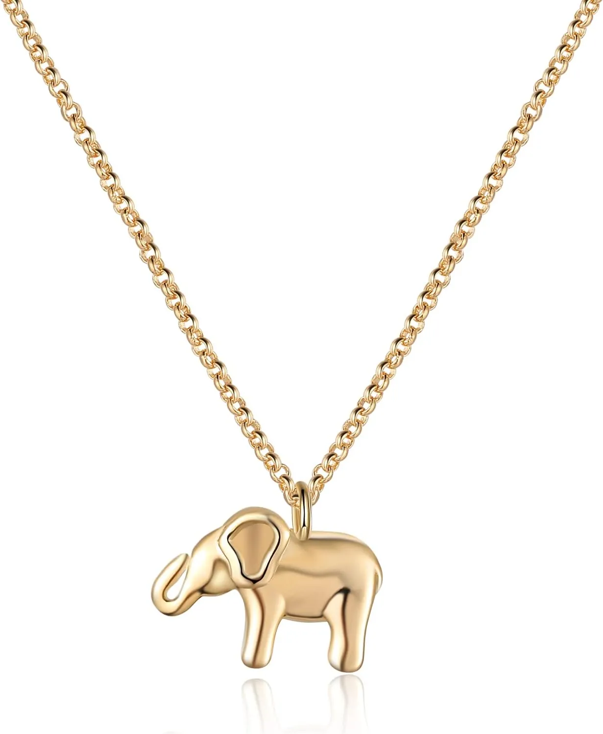 Cute Necklaces for Women - Inspirational Elephant & Butterfly Designs - Dainty Cat Lovers Gifts