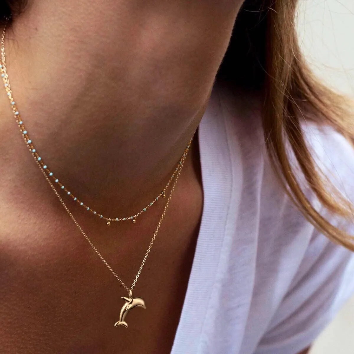 Cute Necklaces for Women - Inspirational Elephant & Butterfly Designs - Dainty Cat Lovers Gifts