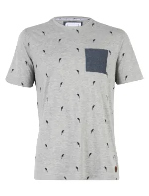 D-Code Soul Grey Crew Neck T-Shirt