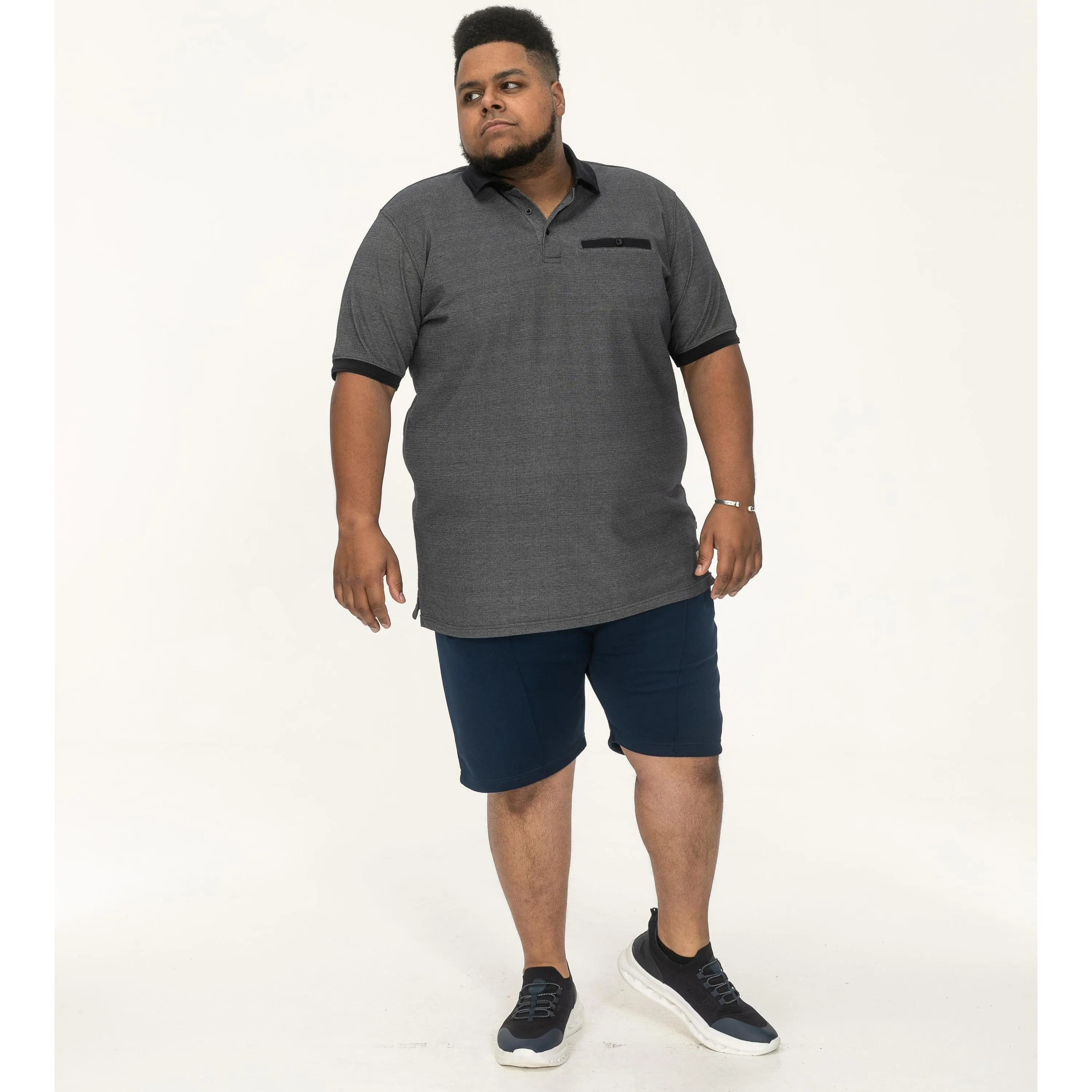 D555 Mens Newcastle Big & Tall Short Sleeve Polo Shirt