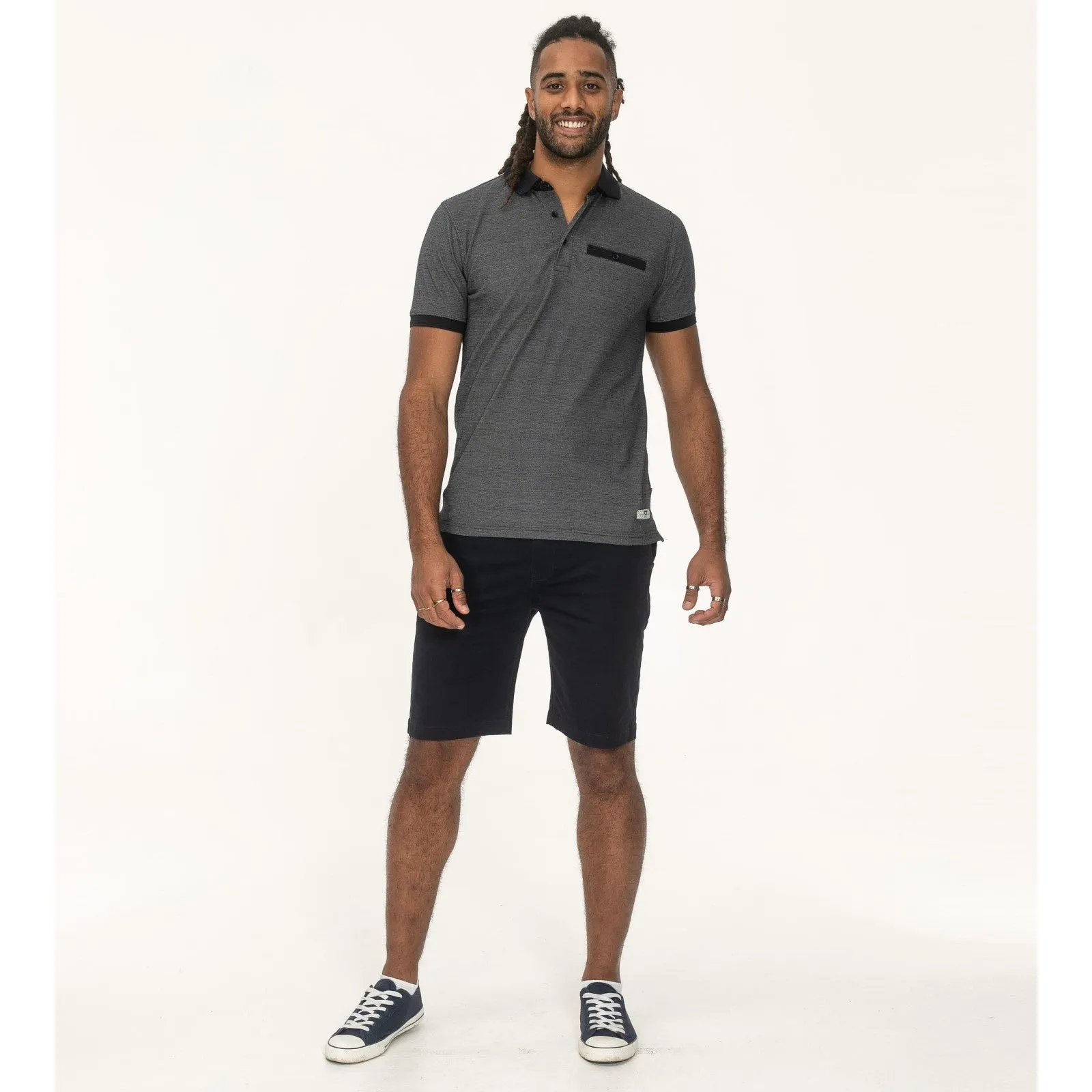 D555 Mens Newcastle Big & Tall Short Sleeve Polo Shirt