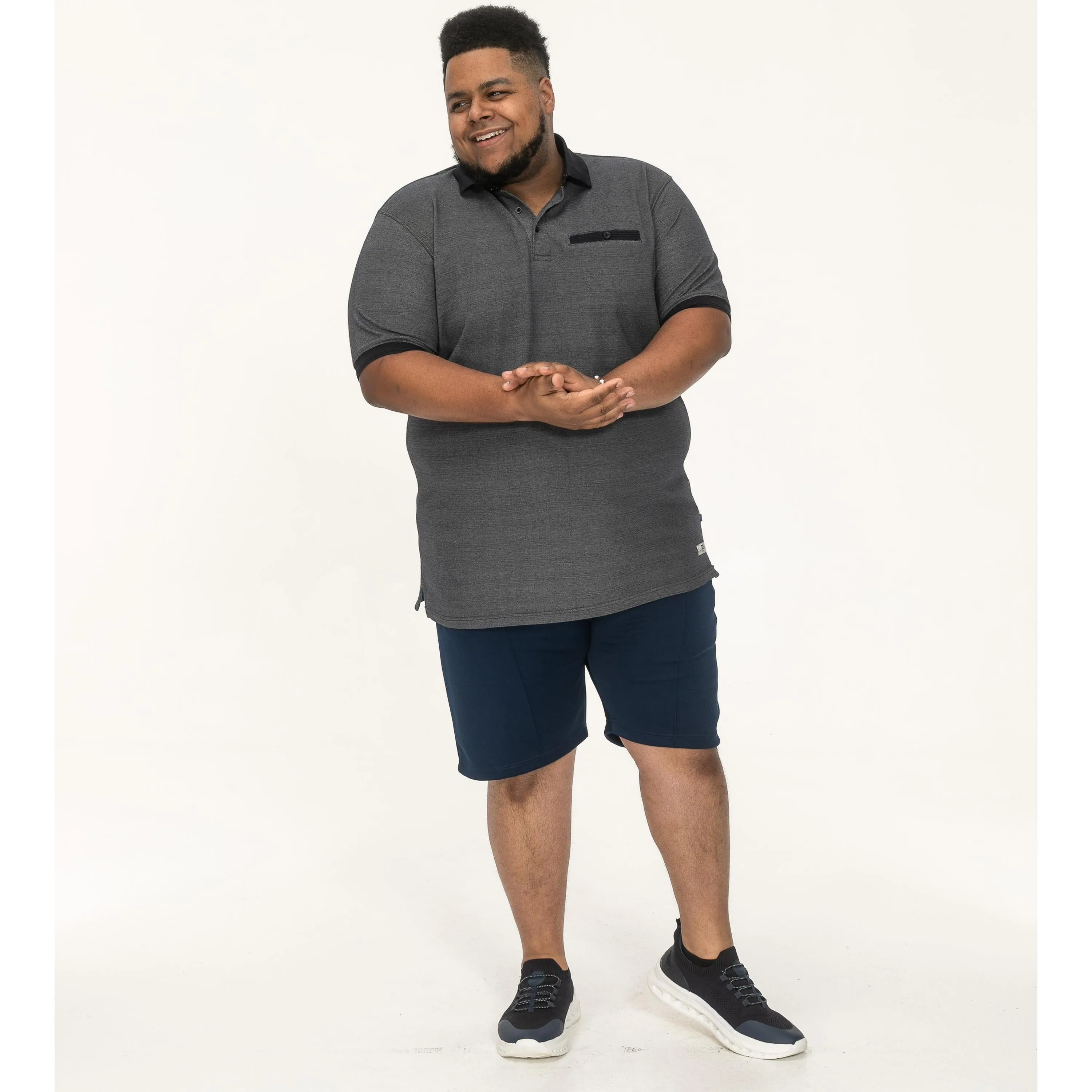 D555 Mens Newcastle Big & Tall Short Sleeve Polo Shirt