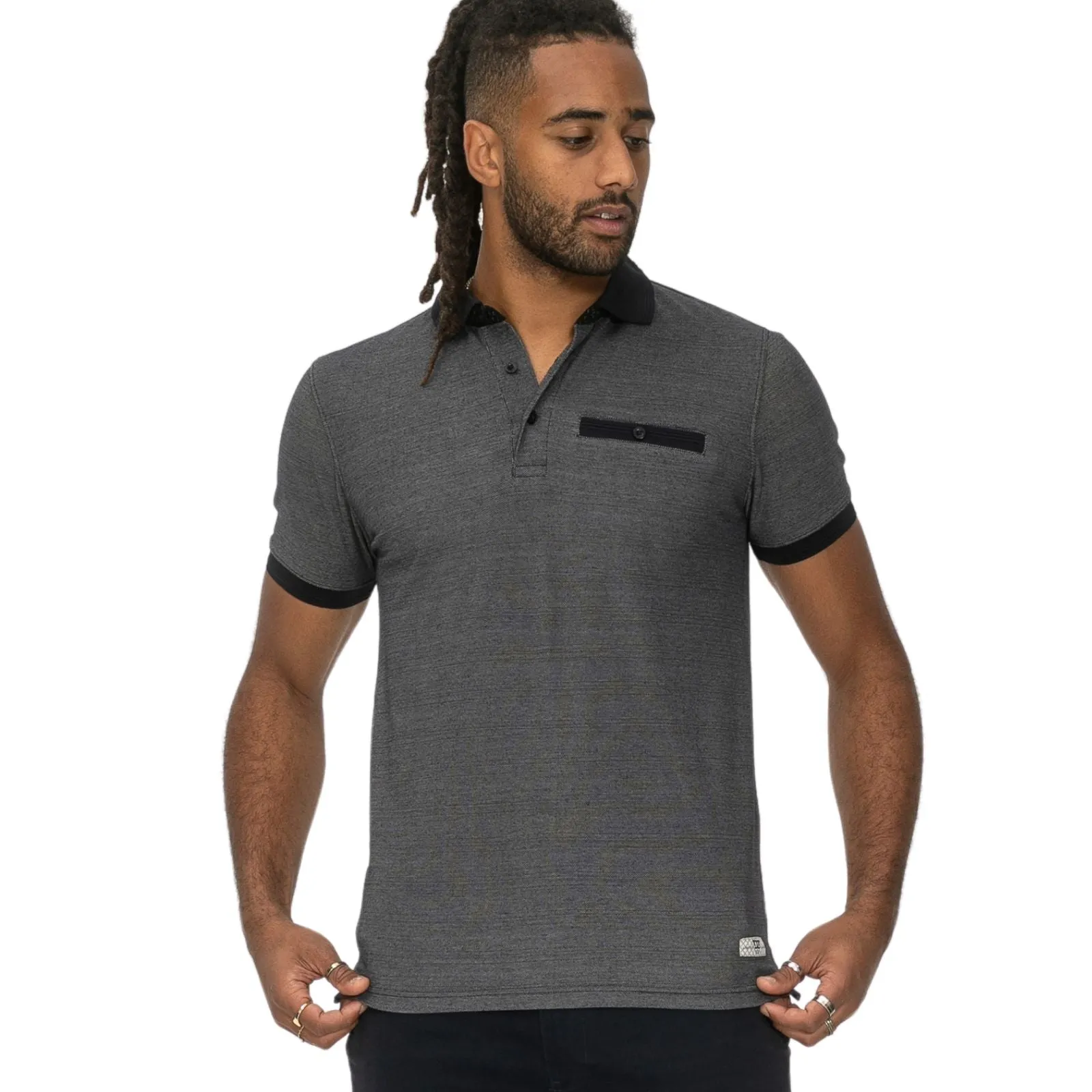 D555 Mens Newcastle Big & Tall Short Sleeve Polo Shirt