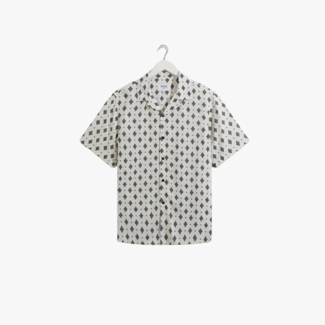 Didcot Shirt Ditsy Tile (Ecru)
