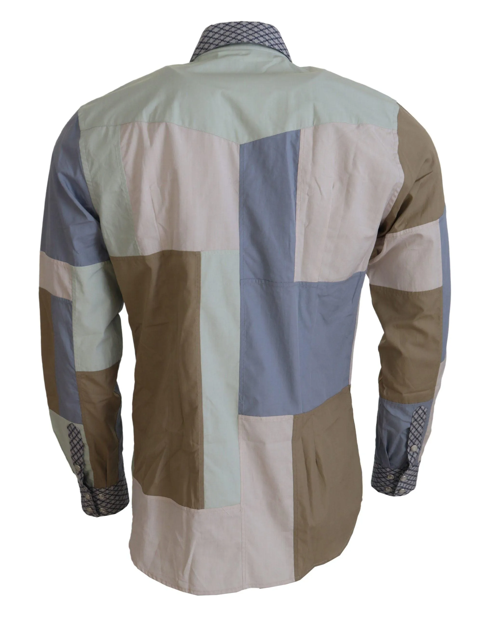 Dolce & Gabbana Patchwork Slim Fit Shirt